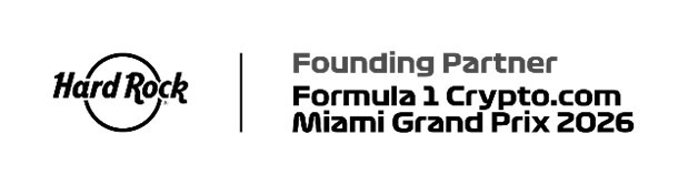 Hard Rock International Turned Up the Volume at the Fifth FORMULA 1® CRYPTO.COM MIAMI GRAND PRIX with Performances From Zedd, Nelly, Marshmello, DJ Diesel (Shaquille O'Neal), Kane Brown and More hri x f1mia logo logo