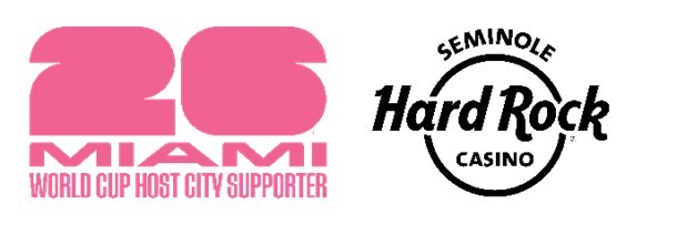 Seminole Hard Rock Casino bude oficiálním podporovatelem hostitelského města Miami pro FIFA World Cup 2026™ mhc x shr logo
