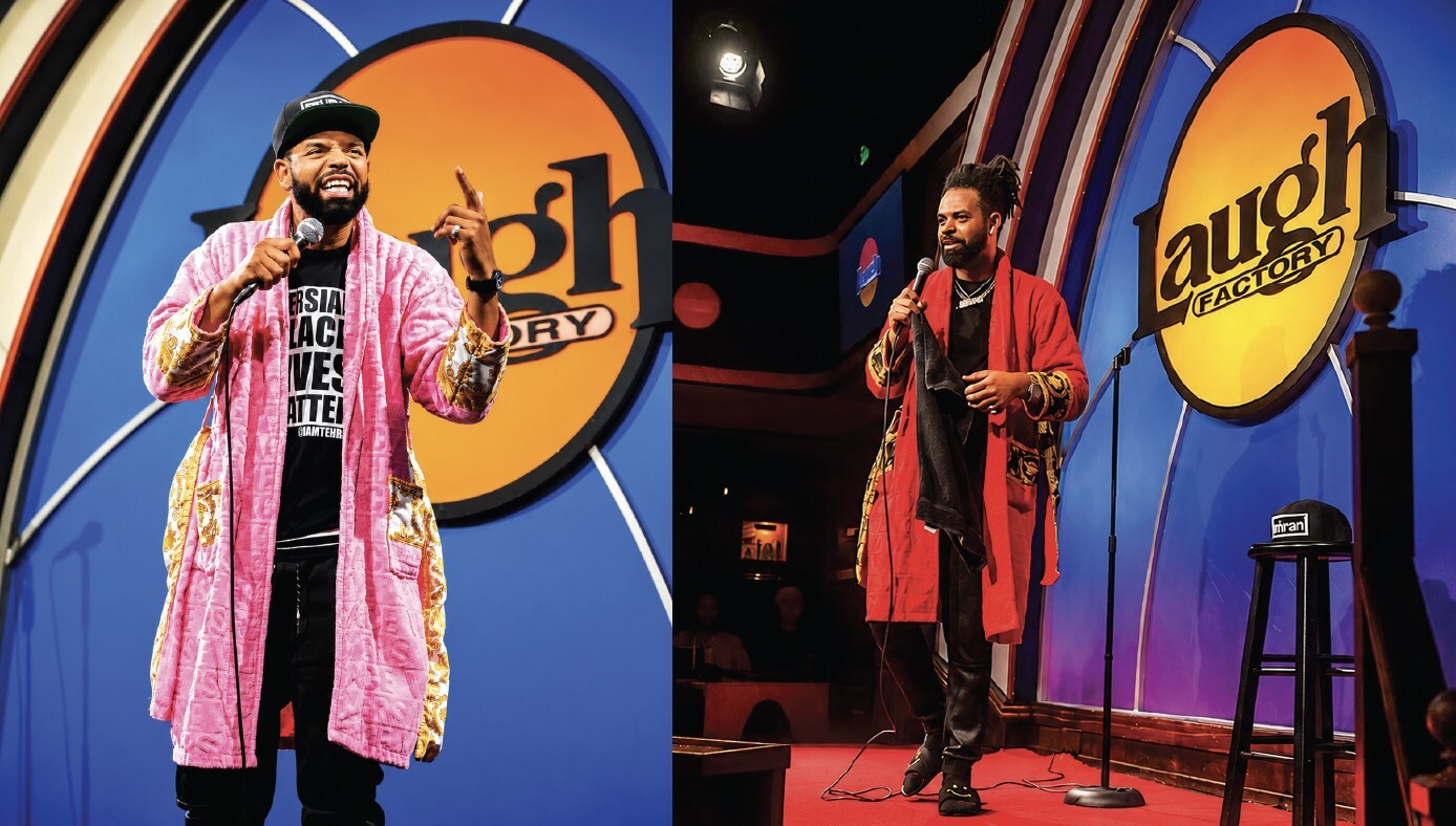 COMEDIAN TEHRAN STANDS UP FOR A FREE IRAN AT LAUGH FACTORY HOLLYWOOD tehran will stand up for a free iran at laugh factory hollywood on saturday