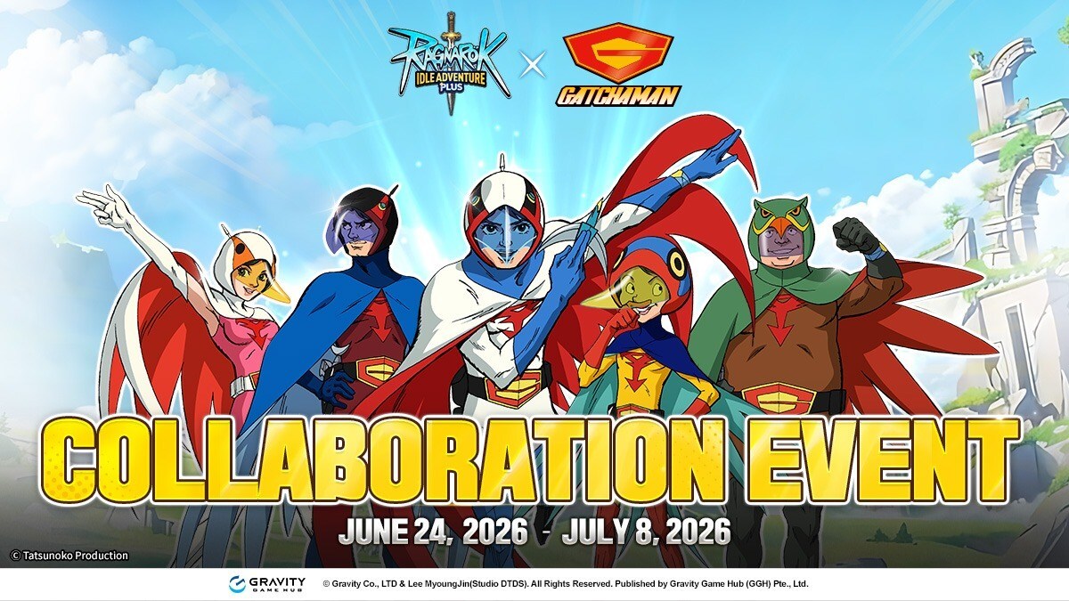 Gravity Game Hub lance une collaboration exclusive avec Gatchaman sur Ragnarok Idle Adventure Plus image1