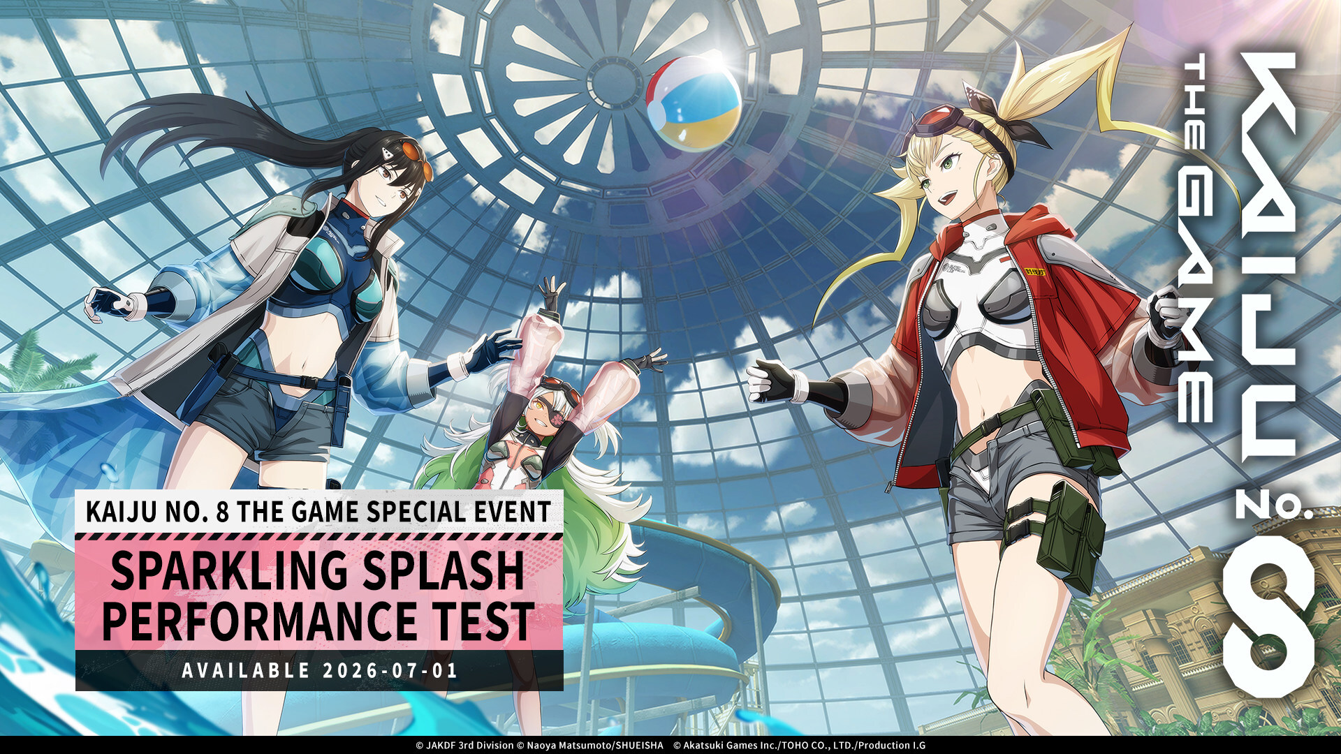 KAIJU NO. 8 THE GAME: Summer's Here! ★5 Kikoru Shinomiya in "Swimsuit Suit" debuts with Special Event and 1,500+ Dimensional Crystal Rewards! akatsuki games special event