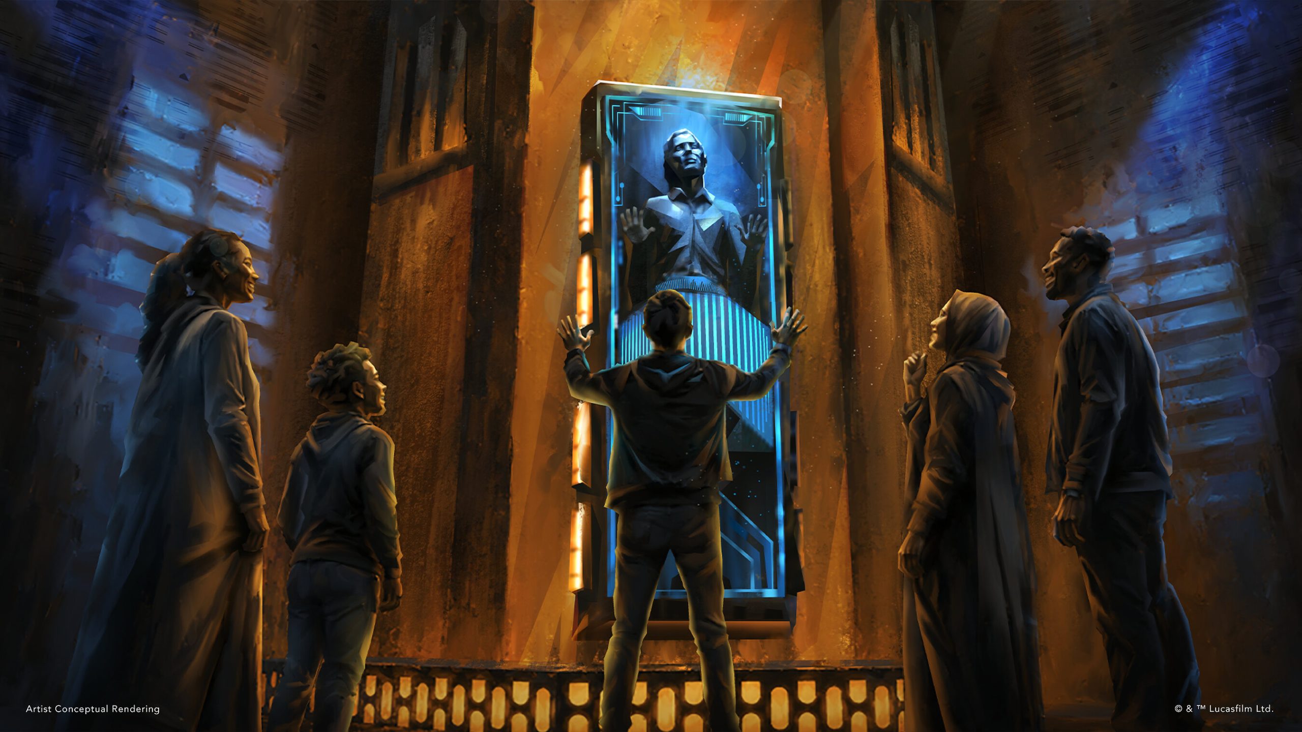 WORLD PREMIERE EXHIBITION "STAR WARS™: THE EXPERIENCE" - A Journey Through the Galaxy TO IMMERSE FANS IN THE LEGACY OF STAR WARS™ carbon freeze capture