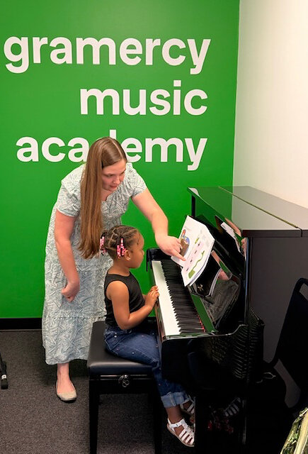 /C O R R E C T I O N -- Gramercy Music Academy/ gramcery music academy a gramercy music academy instructor provides one on one piano instruction