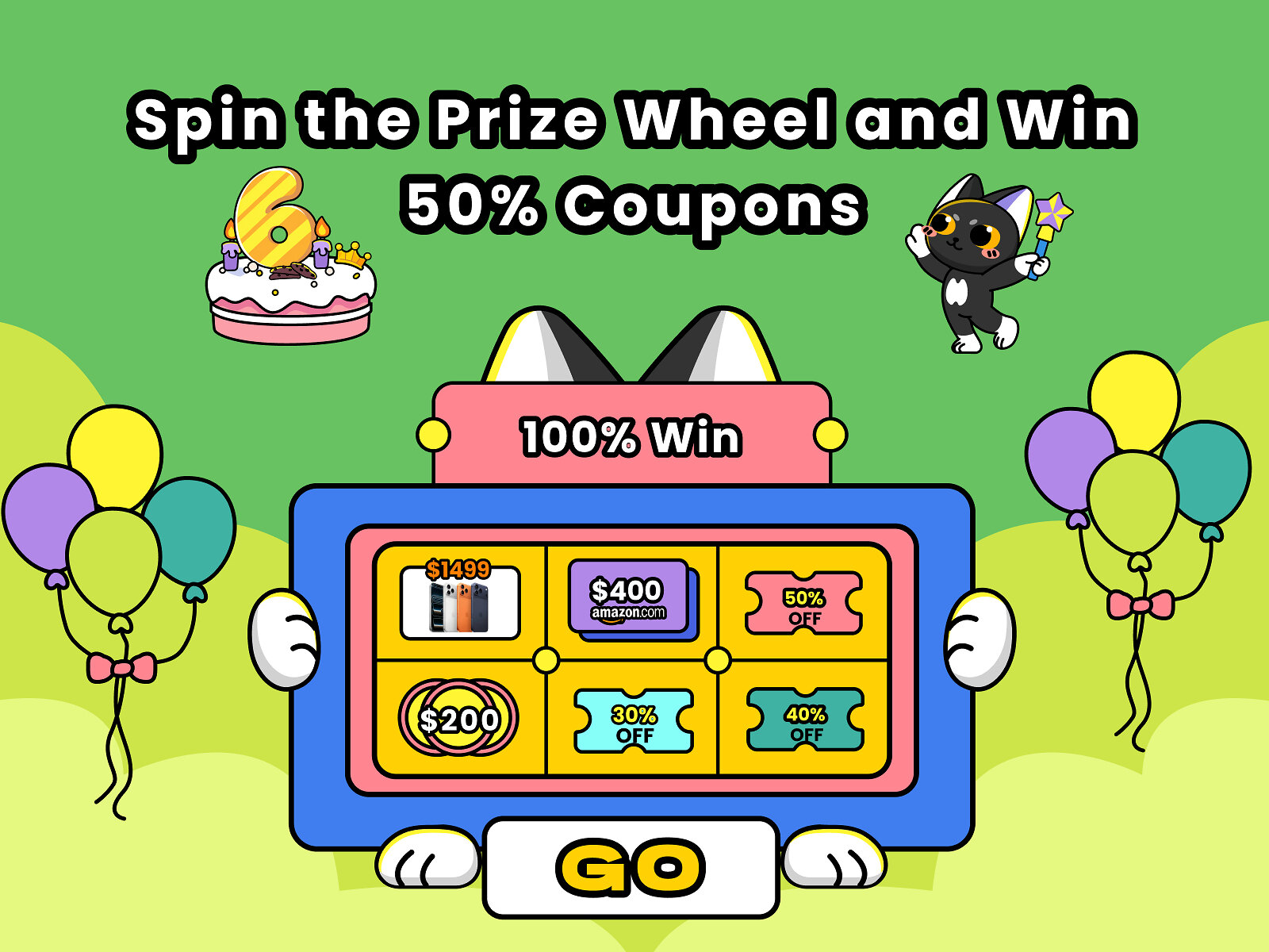 HitPaw Launches 6th Anniversary Celebration: Spin to Win Big Prizes and Save Up to 50% on AI Tools hitpaw 6th anniversary