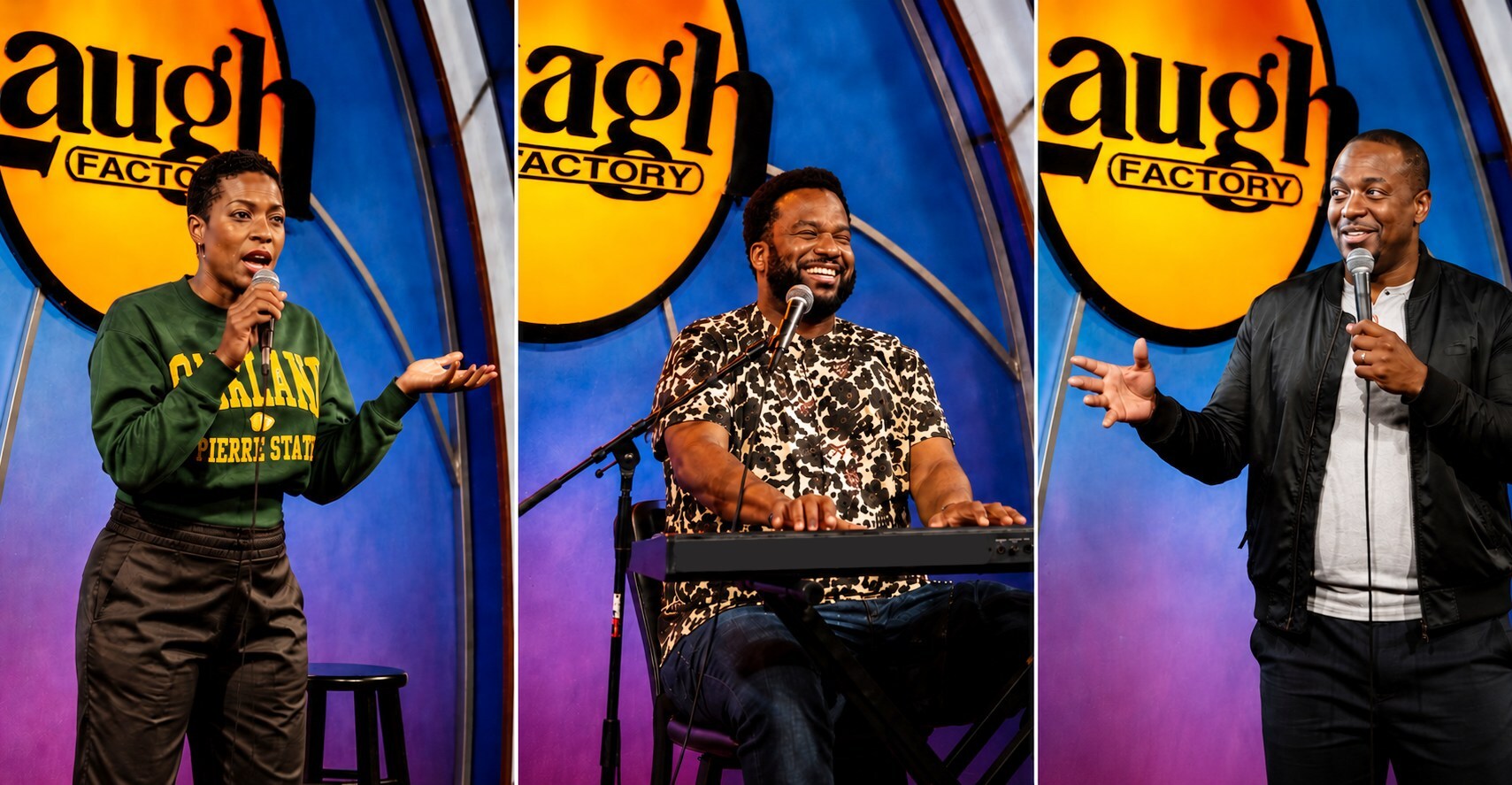 laugh factory hosts show