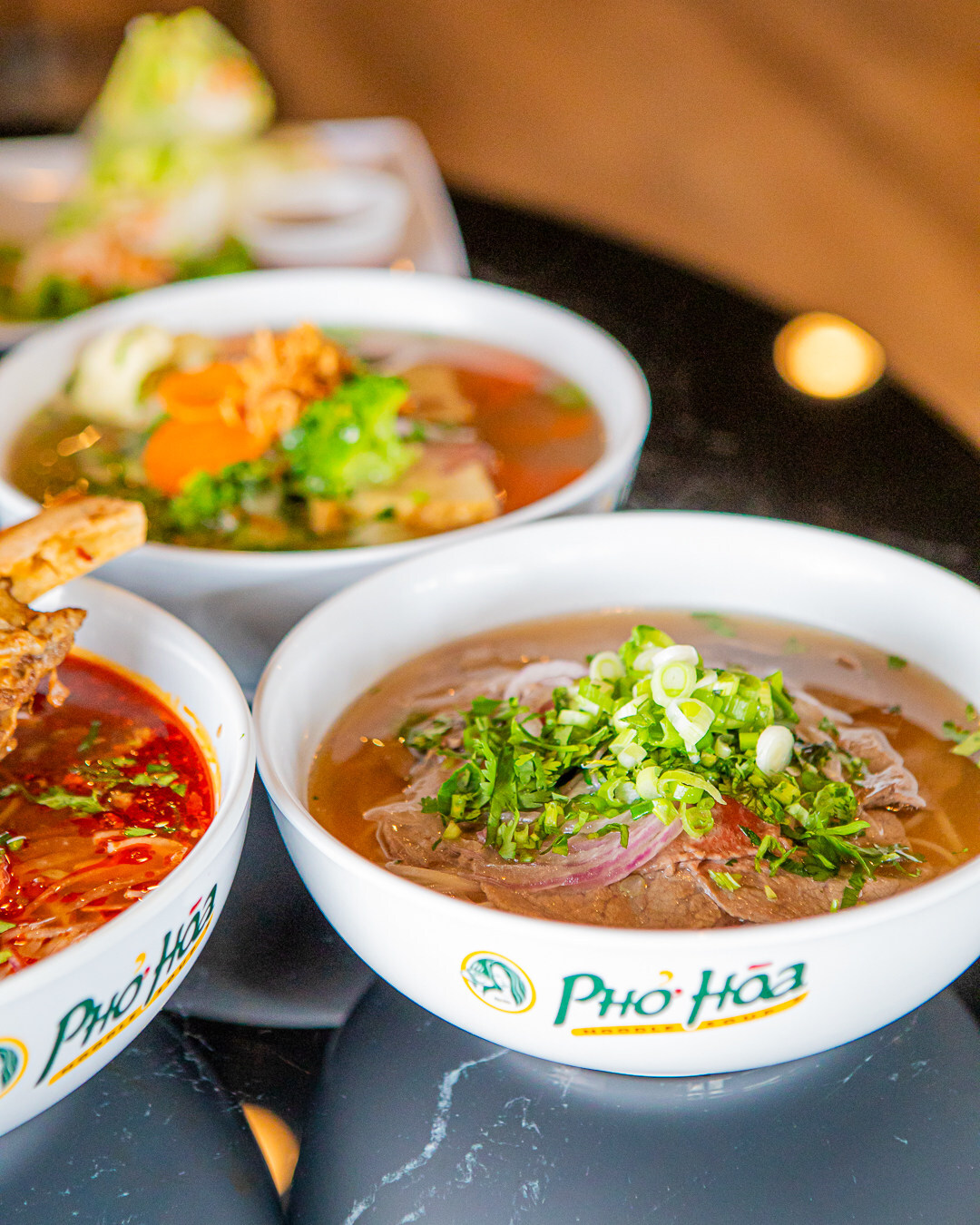 pho hoa and jazen tea pho noodles