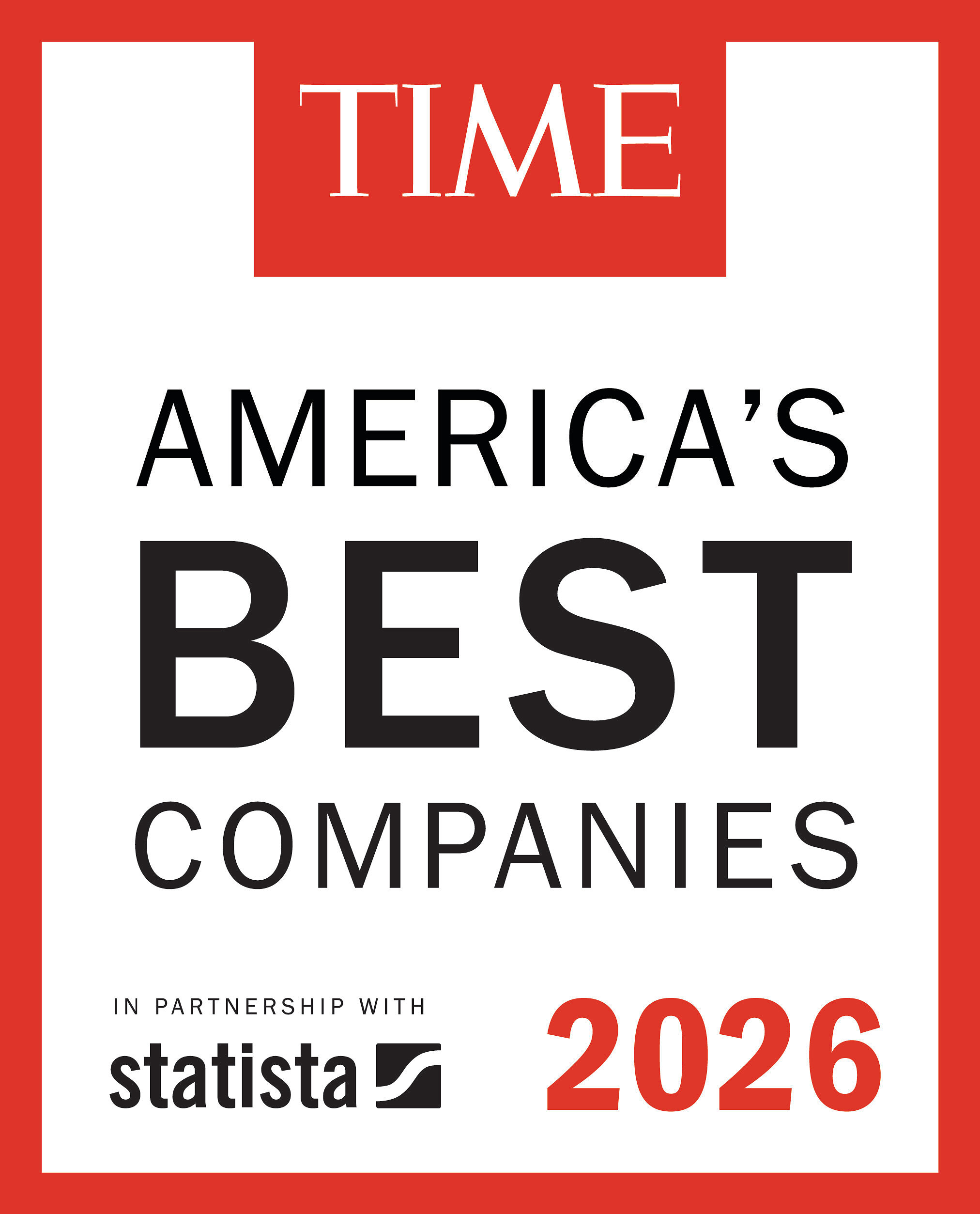 Northwest Bank Recognized in TIME's America's Best Companies 2026 time us best companies 2026 logo basic