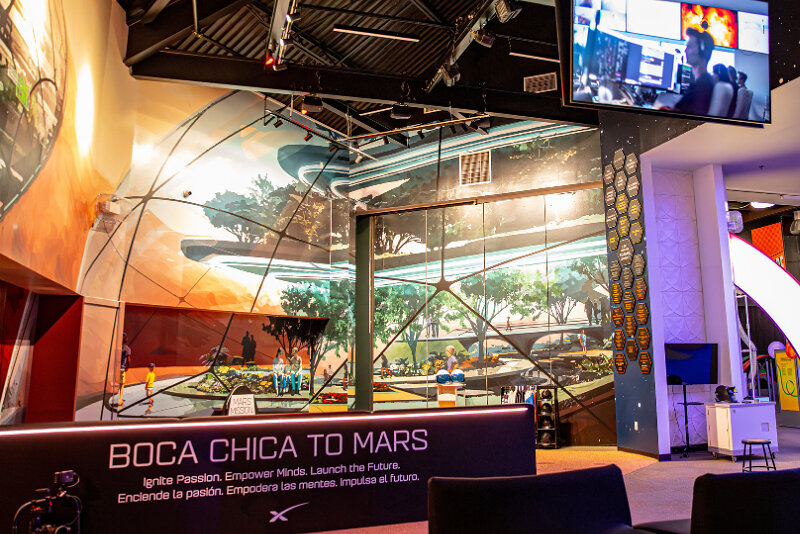 SpaceX Sponsors Free Community Play Day at the Children's Museum of Brownsville boca chica to mars exhibit