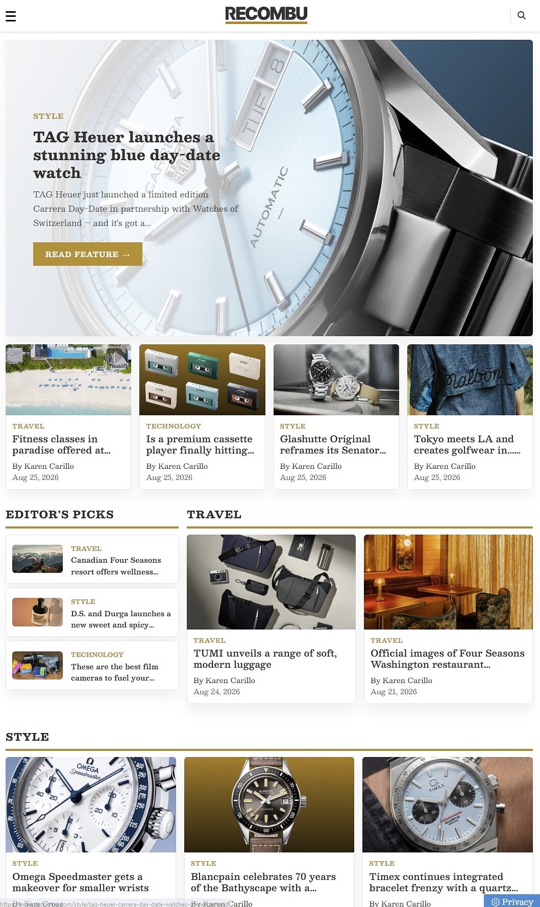 recombu homepage