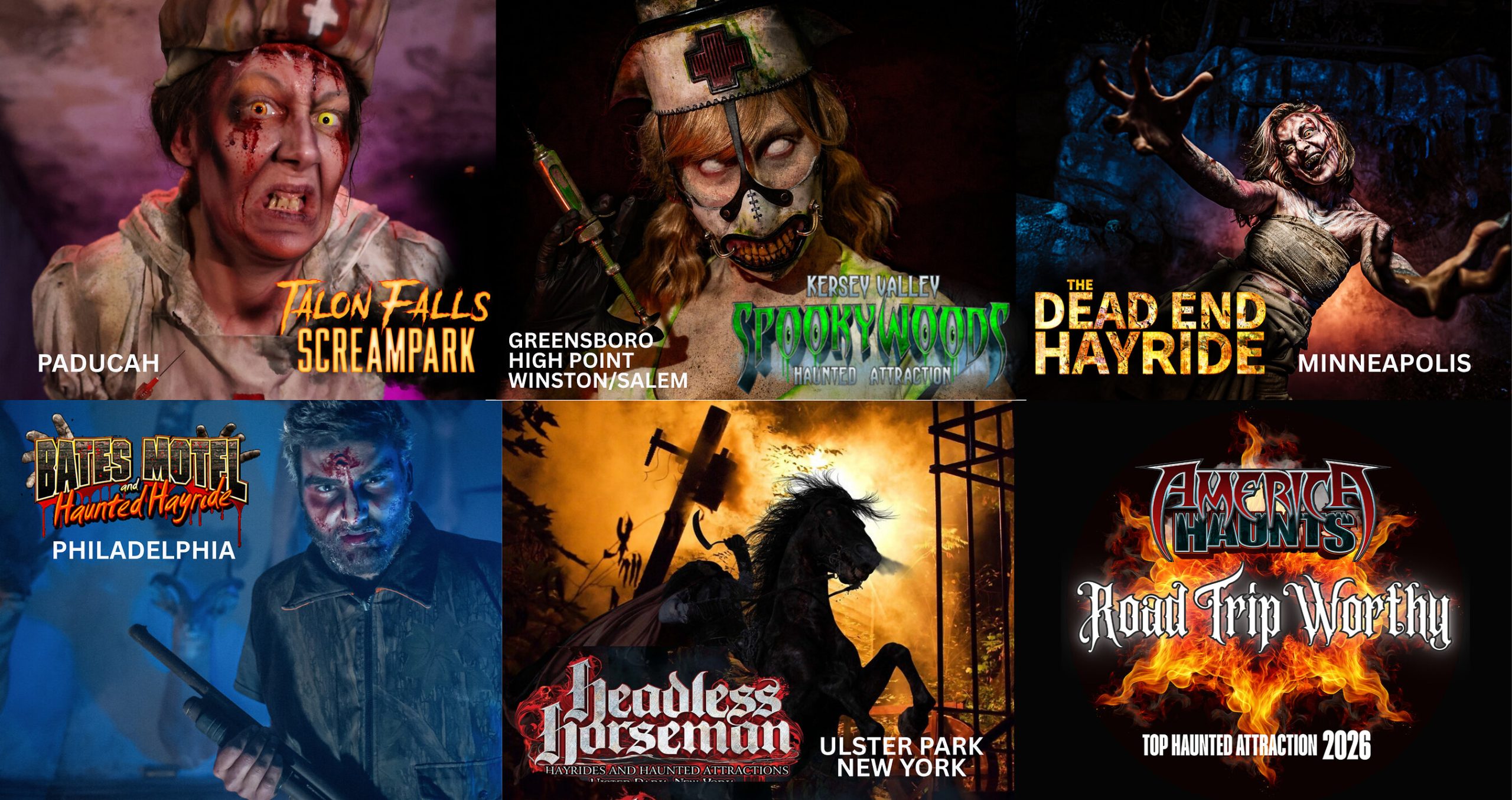 Chasing the Scare Often Means Hitting the Road 2026 roadtrip worthy america haunts 48 x 36 in 3