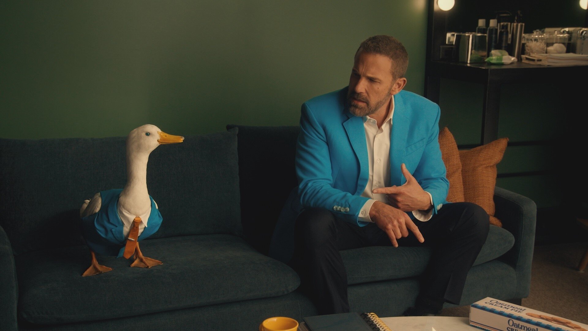 Affleck and Aflac. It was only a matter of time. aflac the duck and affleck the man