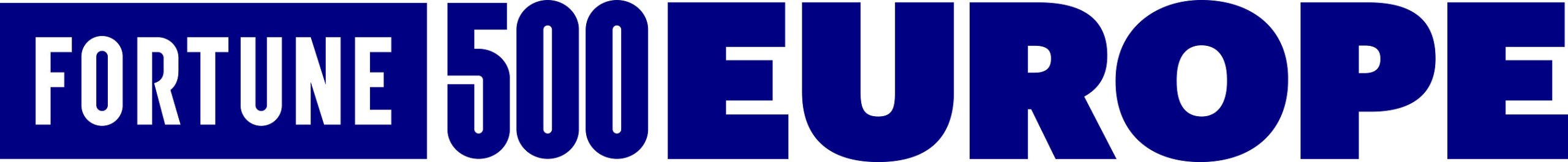 /UPDATE -- Fortune Media (USA) Corporation/ f500 europe logo banner blue